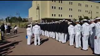 NAVY HOSPITAL CORPSMAN CADENCE A SCHOOL Class 205 Graduation day March 103119 [upl. by Damicke534]