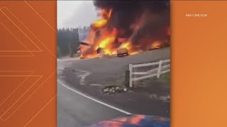 Gas station explodes in north Idaho [upl. by Sellers]