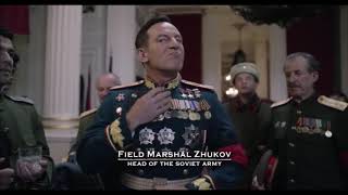 Field Marshal Zhukov entrance at The Death of Stalin [upl. by Ariamat]