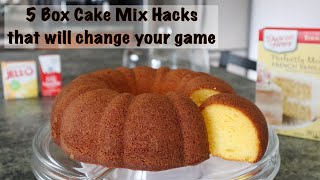 How to Make a Box Cake Mix taste homemade  Game changing Box Cake Mix hacks  duncanhines [upl. by Annaliese]