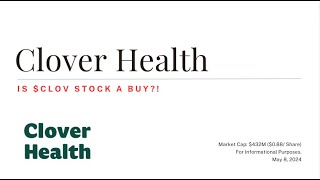 Clover Health CLOV Q1 2024 Earnings Stock Update [upl. by Nnav]