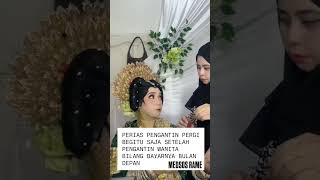 DetikDetik Perias Pengantin Merasa Kes4l dan Langsung Pergi saat tau klo dibayarnya bulan depan😢 [upl. by Naitsirhk]