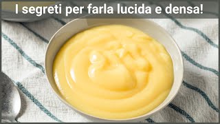 CREMA PASTICCERA Ricette per farcire e decorare torte e dolci [upl. by Hisbe]