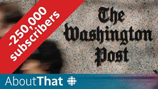 How the Washington Post lost 10 of its subscribers in 5 days  About That [upl. by Llednol387]