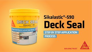 Sikalastic®590 Deck Seal  Application Process [upl. by Levitan]