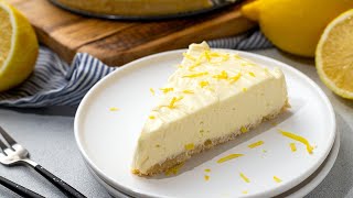 Keto NoBake Lemon Cheesecake Easy LowCarb Dessert Recipe [upl. by Barton629]