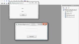 WPF Uygulamalarinda Pencereler Arasi Veri Transferi [upl. by Dorison]