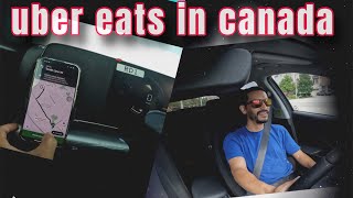 Uber eat in canada ubereats 9hours earning [upl. by Anaiq]