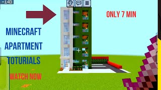 How to build Apartment in Minecraft toturialminecraft apartment tutorial halny weiderdude [upl. by Ecam46]