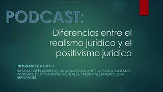 PODCAST Diferencias entre el realismo juridico y el positivismo juridico Grupo 1 ‐ Hecho con Clipc [upl. by Arraes]