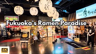 The ULTIMATE Ramen Challenge Experience Hakata Ramen Stadium [upl. by Batsheva316]