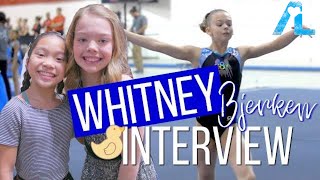 Whitney Bjerken Interview  2017 Level 9 Eastern National Championships [upl. by Waldon]