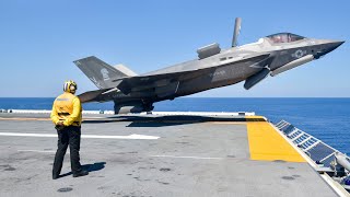 US F35 Showing Its Insane Capability During Vertical TakeOff [upl. by Cariotta]