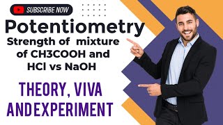 Potentiometry  theory  viva and experiment  strength of mixture of CH3COOH and HCl vs NaOH [upl. by Ruth]