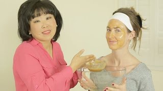 Homemade Organic Ginger Honey Lemon Face Mask [upl. by Melise]