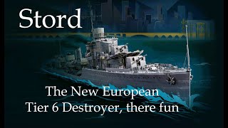 World of Warships  Stord Review great new line of Destroyers [upl. by Norej]