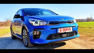 Test Drive cu noua KIA Rio facelift 10 TGDI MHEV 120 CP GT Line 2020 [upl. by Llenyar706]