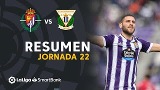 Resumen de Real Valladolid vs CD Leganés 10 [upl. by Erdne87]