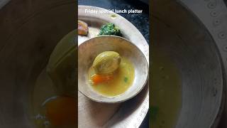 fridayspecial vegthali vegrecipes platter foodstyling shortsvideo [upl. by Ocsecnarf]