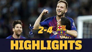 TOTTENHAM 24 BARÇA  Match highlights [upl. by Lise]