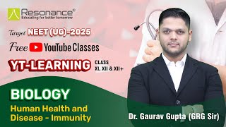 Immunity  Human Health and Disease  NEET 2025 English Medium  Dt 24072024  NEET Zoology [upl. by The]