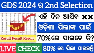 🔴Postal GDS 2nd Merit List 20242024 GDS ResultGDS New Merit List  Gramin Dak Sevak 2024 Result [upl. by Moriah]