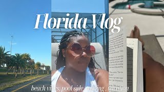 Florida Vlog Vacation with my boyfriends family beach and pool days [upl. by Annirac]