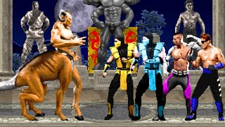 Mortal Kombat Motaro vs Scorpion Team [upl. by Nibas]