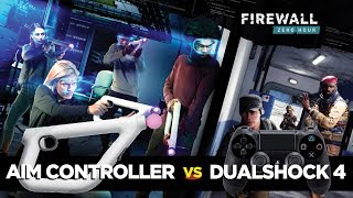 🔥🔰 FIREWALL ZERO HOUR 🔰💀  Aim Controller vs Dualshock 4  Com dicas de como usar o Dualshock [upl. by Ellatnahc]