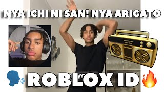 nya ichi ni san nya arigato ROBLOX ID CODE TIKTOK TREND SOUND [upl. by Pacheco724]