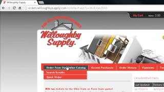 Willoughby Supply Online Ordering [upl. by Gualtiero]