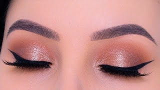 Sparkle and Shine Sparkly Eye Makeup Tutorial for the Holidays [upl. by Nage526]