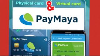 PAYMAYA VIRTUAL CARD amp PHYSICAL CARD Myra Mica [upl. by Wales724]