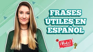 Aprenda frases úteis em espanhol [upl. by Mosera]