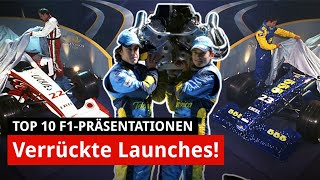 Top 10 Verrückte F1Präsentationen [upl. by Anam876]