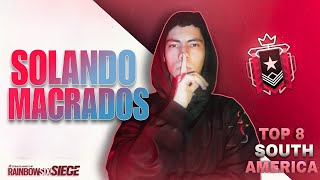 SOLANDO MACRADOS NA RANKED  R6 SIEGE [upl. by Gerge]