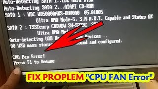 How to Fix CPU FAN ERROR FIX RESOLVIDO 2019  YouTube [upl. by Enirehtakyram]