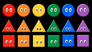 Shapes amp Colors  The Kids Picture Show Fun amp Educational Learning Video [upl. by Casimir568]