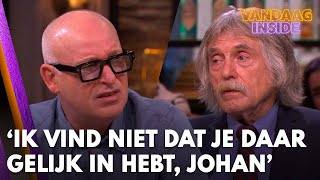 Discussie aan Vandaag Insidetafel ‘Ik vind niet dat je daar gelijk in hebt Johan’ [upl. by Vano]