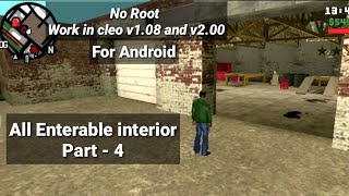 All enterable interior mods for GTA San Andreas Android Part  4  Dohertys garage Airports etc [upl. by Hanimay507]