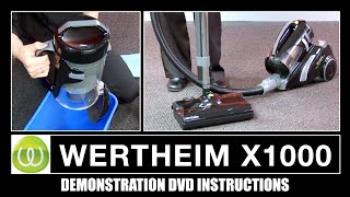 Wertheim X1000 Vacuum Cleaner Instructions For Use DVD [upl. by Whiting788]