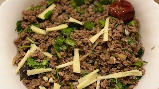 Khara Masala Keema Recipe  Maayari Foods [upl. by Nogras504]