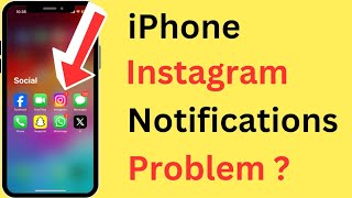 iPhone Instagram Notification Not Working Showing  iPhone Instagram Notification Problem [upl. by Nabala779]