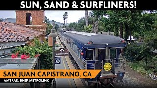 San Juan Capistrano California  Virtual Railfan LIVE [upl. by Earazed]