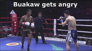 Sanda Champion Challenges Buakaw and MAKES HIM ANGRY [upl. by Ettennyl482]