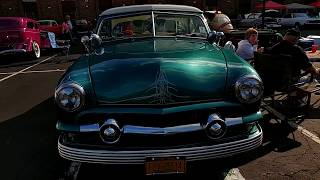 1951 SEAFOM GREEN BODY BONE WHITE ROOF FORD VICTORIA EXTENDED DECK [upl. by Yenreit]