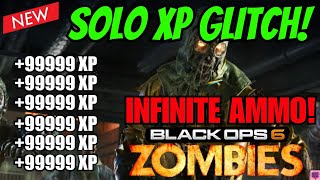 BO6 GLITCH  NEW SOLO XP GLITCH amp INFINITE AMMO GLITCH EASY PILE UP GLITCHES BO6 ZOMBIES GLITCH [upl. by Llezniuq]