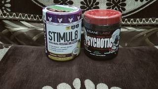 Insane Labz Psychotic vs Finaflex Stimul8  Pre Workout Wars [upl. by Mommy997]