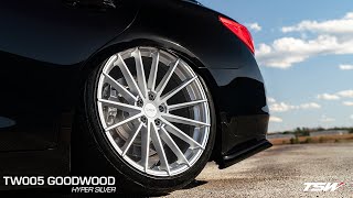 TSW TW005 GOODWOOD  20x920x105  HYPER SILVER  INFINITI Q50 [upl. by Harsho]