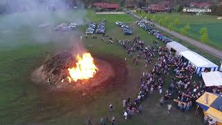 Sicheres Osterfeuer trotz Trockenheit 2019 [upl. by Ttevy]